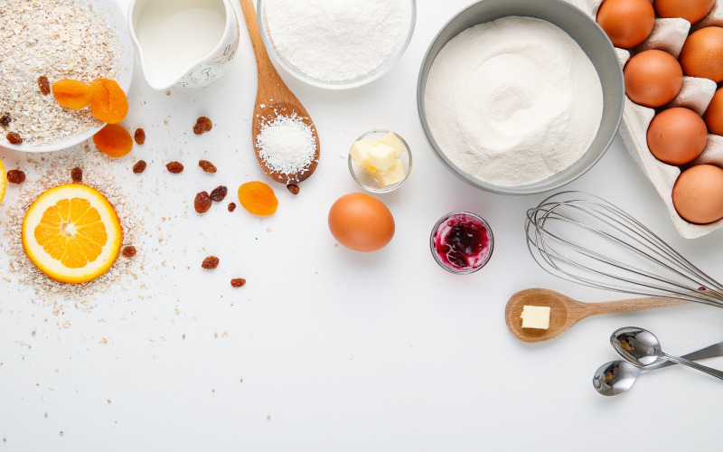 Gewichte beim Backen und Maße beim Backen