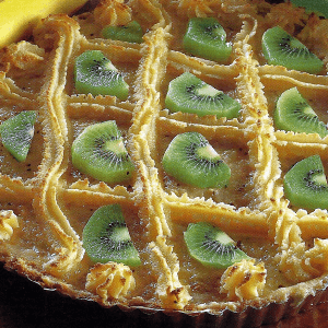 Apfel-Marzipan-Kuchen und Bananen-Kiwi-Tarte