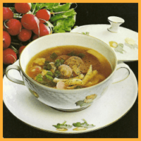 Radieschen Suppe und frische Rote - Bete- Suppe