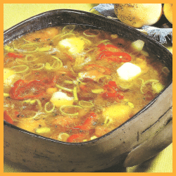 Kartoffelsuppe mit Lauch