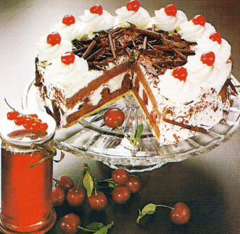 Schwarzwälder Kirschtorte, Kirschtorte, Apfel-Marzipan-Torte