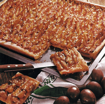 Mandel-Pflaumenkuchen, Gewürzkuchen und Kaffeekuchen