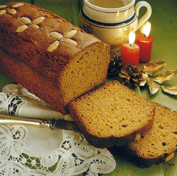 Rosinenmandelkuchen Zitronenkuchen und Ingwer-Honigkuchen