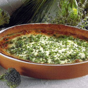 Hühnerleber-Pie mit Johannisbeeren und Broccoli-Quiche