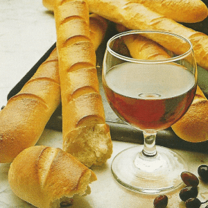 Schinkenweißbrot