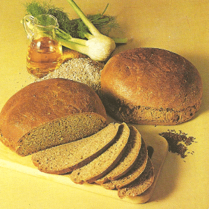 Roggenbrot und Runde Roggen 