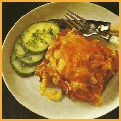 Schinken-Lauch-Toast und Überbackenes Krabbenbrot