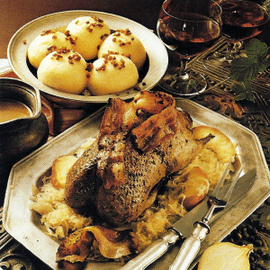 Ente Noisette und Wildente mit deftigen Sauerkraut