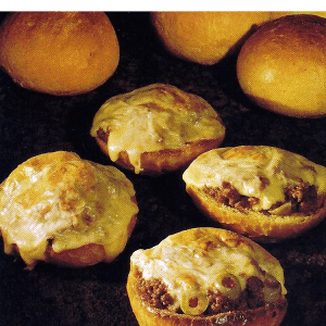 Croque Monsieur und Gefüllte Brötchen mit Rinderhack